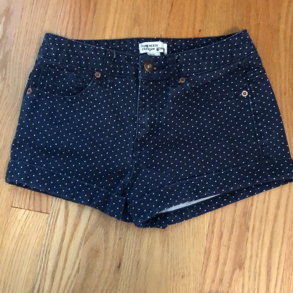 Denim shorts